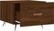 vidaXL - Salontafels - 2 - st - 50x50x40 - cm - bewerkt - hout - bruin - eikenkleur