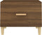 vidaXL - Salontafels - 2 - st - 50x50x40 - cm - bewerkt - hout - bruin - eikenkleur