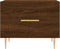 vidaXL - Salontafels - 2 - st - 50x50x40 - cm - bewerkt - hout - bruin - eikenkleur