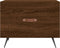 vidaXL - Salontafels - 2 - st - 50x50x40 - cm - bewerkt - hout - bruin - eikenkleur