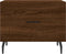 vidaXL - Salontafels - 2 - st - 50x50x40 - cm - bewerkt - hout - bruin - eikenkleur