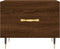 vidaXL - Salontafels - 2 - st - 50x50x40 - cm - bewerkt - hout - bruin - eikenkleur