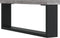 vidaXL - Salontafels - 2 - st - 50x50x40 - cm - bewerkt - hout - grijs - sonoma - eiken