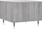 vidaXL - Salontafels - 2 - st - 50x50x40 - cm - bewerkt - hout - grijs - sonoma - eiken