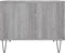 vidaXL - Salontafels - 2 - st - 50x50x40 - cm - bewerkt - hout - grijs - sonoma - eiken