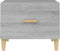 vidaXL - Salontafels - 2 - st - 50x50x40 - cm - bewerkt - hout - grijs - sonoma - eiken
