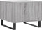 vidaXL - Salontafels - 2 - st - 50x50x40 - cm - bewerkt - hout - grijs - sonoma - eiken