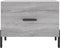 vidaXL - Salontafels - 2 - st - 50x50x40 - cm - bewerkt - hout - grijs - sonoma - eiken