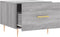 vidaXL - Salontafels - 2 - st - 50x50x40 - cm - bewerkt - hout - grijs - sonoma - eiken