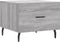 vidaXL - Salontafels - 2 - st - 50x50x40 - cm - bewerkt - hout - grijs - sonoma - eiken