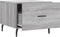 vidaXL - Salontafels - 2 - st - 50x50x40 - cm - bewerkt - hout - grijs - sonoma - eiken