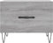 vidaXL - Salontafels - 2 - st - 50x50x40 - cm - bewerkt - hout - grijs - sonoma - eiken