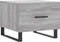 vidaXL - Salontafels - 2 - st - 50x50x40 - cm - bewerkt - hout - grijs - sonoma - eiken