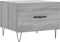 vidaXL - Salontafels - 2 - st - 50x50x40 - cm - bewerkt - hout - grijs - sonoma - eiken