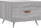 vidaXL - Salontafels - 2 - st - 50x50x40 - cm - bewerkt - hout - grijs - sonoma - eiken