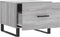 vidaXL - Salontafels - 2 - st - 50x50x40 - cm - bewerkt - hout - grijs - sonoma - eiken