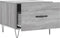 vidaXL - Salontafels - 2 - st - 50x50x40 - cm - bewerkt - hout - grijs - sonoma - eiken