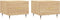 vidaXL - Salontafels - 2 - st - 50x50x40 - cm - bewerkt - hout - sonoma - eikenkleurig