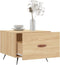 vidaXL - Salontafels - 2 - st - 50x50x40 - cm - bewerkt - hout - sonoma - eikenkleurig