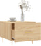 vidaXL - Salontafels - 2 - st - 50x50x40 - cm - bewerkt - hout - sonoma - eikenkleurig