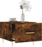 vidaXL - Salontafels - 2 - st - 50x50x40 - cm - bewerkt - hout - gerookt - eikenkleurig