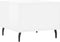 vidaXL - Salontafels - 2 - st - 50x50x40 - cm - bewerkt - hout - hoogglans - wit