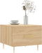 vidaXL - Salontafels - 2 - st - 50x50x40 - cm - bewerkt - hout - sonoma - eikenkleurig