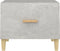 vidaXL - Salontafels - 2 - st - 50x50x40 - cm - bewerkt - hout - betongrijs