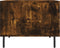 vidaXL - Salontafels - 2 - st - 50x50x40 - cm - bewerkt - hout - gerookt - eikenkleurig