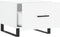 vidaXL - Salontafels - 2 - st - 50x50x40 - cm - bewerkt - hout - hoogglans - wit