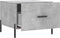 vidaXL - Salontafels - 2 - st - 50x50x40 - cm - bewerkt - hout - betongrijs