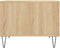 vidaXL - Salontafels - 2 - st - 50x50x40 - cm - bewerkt - hout - sonoma - eikenkleurig
