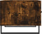 vidaXL - Salontafels - 2 - st - 50x50x40 - cm - bewerkt - hout - gerookt - eikenkleurig