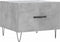 vidaXL - Salontafels - 2 - st - 50x50x40 - cm - bewerkt - hout - betongrijs