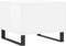 vidaXL - Salontafels - 2 - st - 50x50x40 - cm - bewerkt - hout - hoogglans - wit