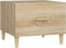 vidaXL - Salontafels - 2 - st - 50x50x40 - cm - bewerkt - hout - sonoma - eikenkleurig