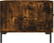 vidaXL - Salontafels - 2 - st - 50x50x40 - cm - bewerkt - hout - gerookt - eikenkleurig