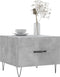 vidaXL - Salontafels - 2 - st - 50x50x40 - cm - bewerkt - hout - betongrijs