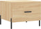 vidaXL - Salontafels - 2 - st - 50x50x40 - cm - bewerkt - hout - sonoma - eikenkleurig