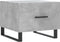 vidaXL - Salontafels - 2 - st - 50x50x40 - cm - bewerkt - hout - betongrijs