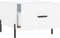 vidaXL - Salontafels - 2 - st - 50x50x40 - cm - bewerkt - hout - hoogglans - wit