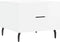 vidaXL - Salontafels - 2 - st - 50x50x40 - cm - bewerkt - hout - hoogglans - wit