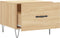 vidaXL - Salontafels - 2 - st - 50x50x40 - cm - bewerkt - hout - sonoma - eikenkleurig