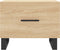 vidaXL - Salontafels - 2 - st - 50x50x40 - cm - bewerkt - hout - sonoma - eikenkleurig