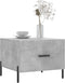 vidaXL - Salontafels - 2 - st - 50x50x40 - cm - bewerkt - hout - betongrijs