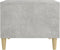 vidaXL - Salontafels - 2 - st - 50x50x40 - cm - bewerkt - hout - betongrijs