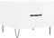 vidaXL - Salontafels - 2 - st - 50x50x40 - cm - bewerkt - hout - hoogglans - wit