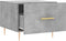 vidaXL - Salontafels - 2 - st - 50x50x40 - cm - bewerkt - hout - betongrijs