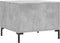 vidaXL - Salontafels - 2 - st - 50x50x40 - cm - bewerkt - hout - betongrijs