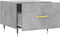 vidaXL - Salontafels - 2 - st - 50x50x40 - cm - bewerkt - hout - betongrijs